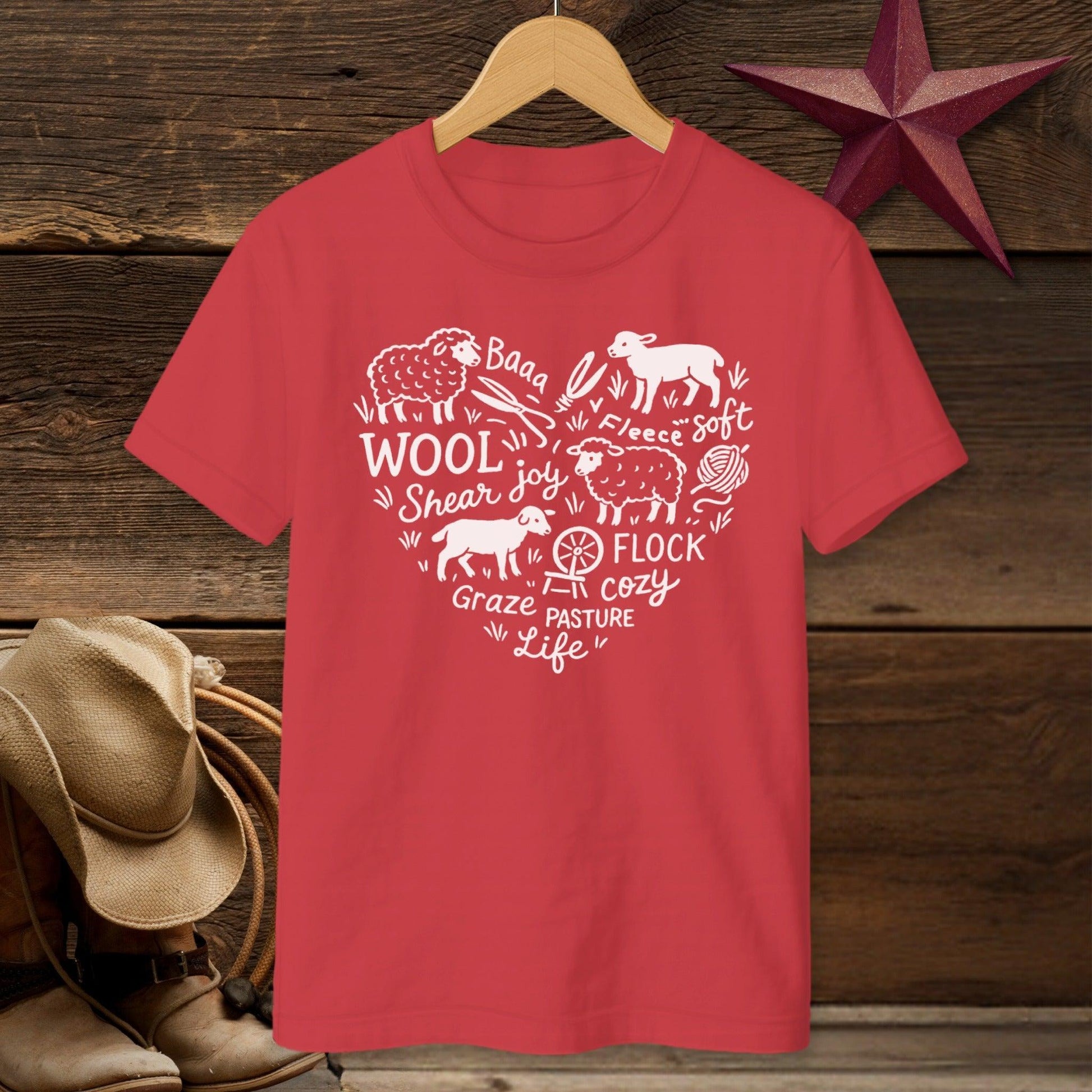Sheep Farm Heart T-Shirt (Youth)