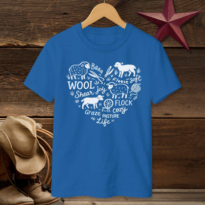 Sheep Farm Heart T-shirt (Youth)