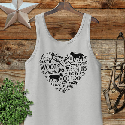 Sheep Farm Heart Tank Top
