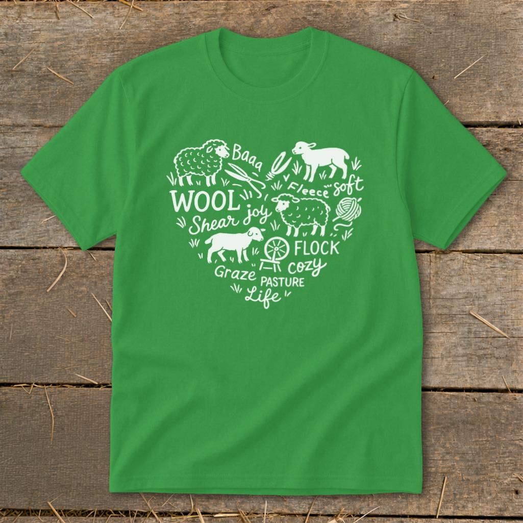 Sheep Farm Heart Youth Tee