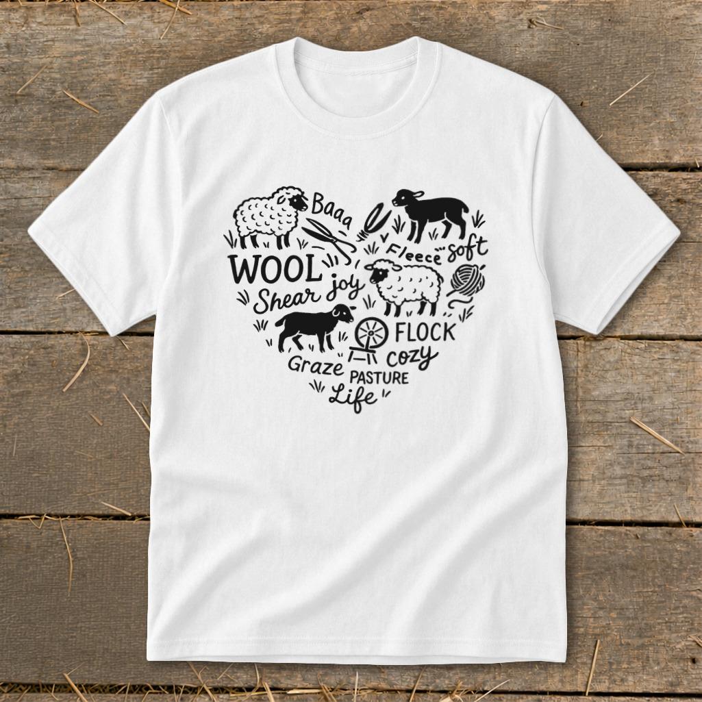 Sheep Farm Heart Youth Tee
