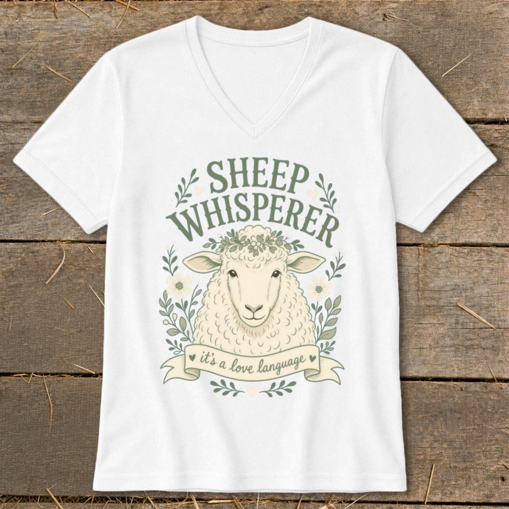 Sheep Whisperer V-neck
