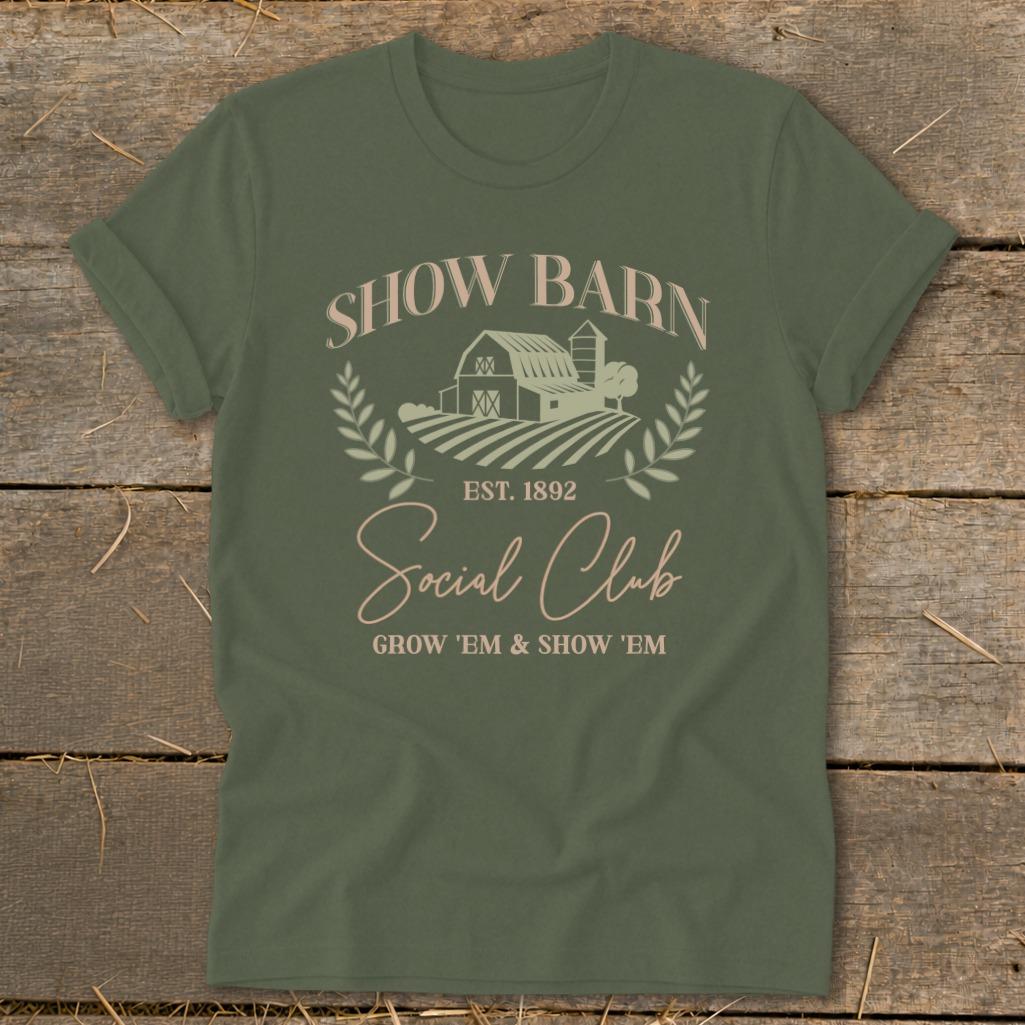 Show Barn Social Club Softstyle Tee - Military Green