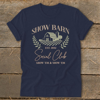 Show Barn Social Club Softstyle Tee - Navy