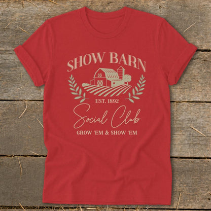 Show Barn Social Club Softstyle Tee - Red