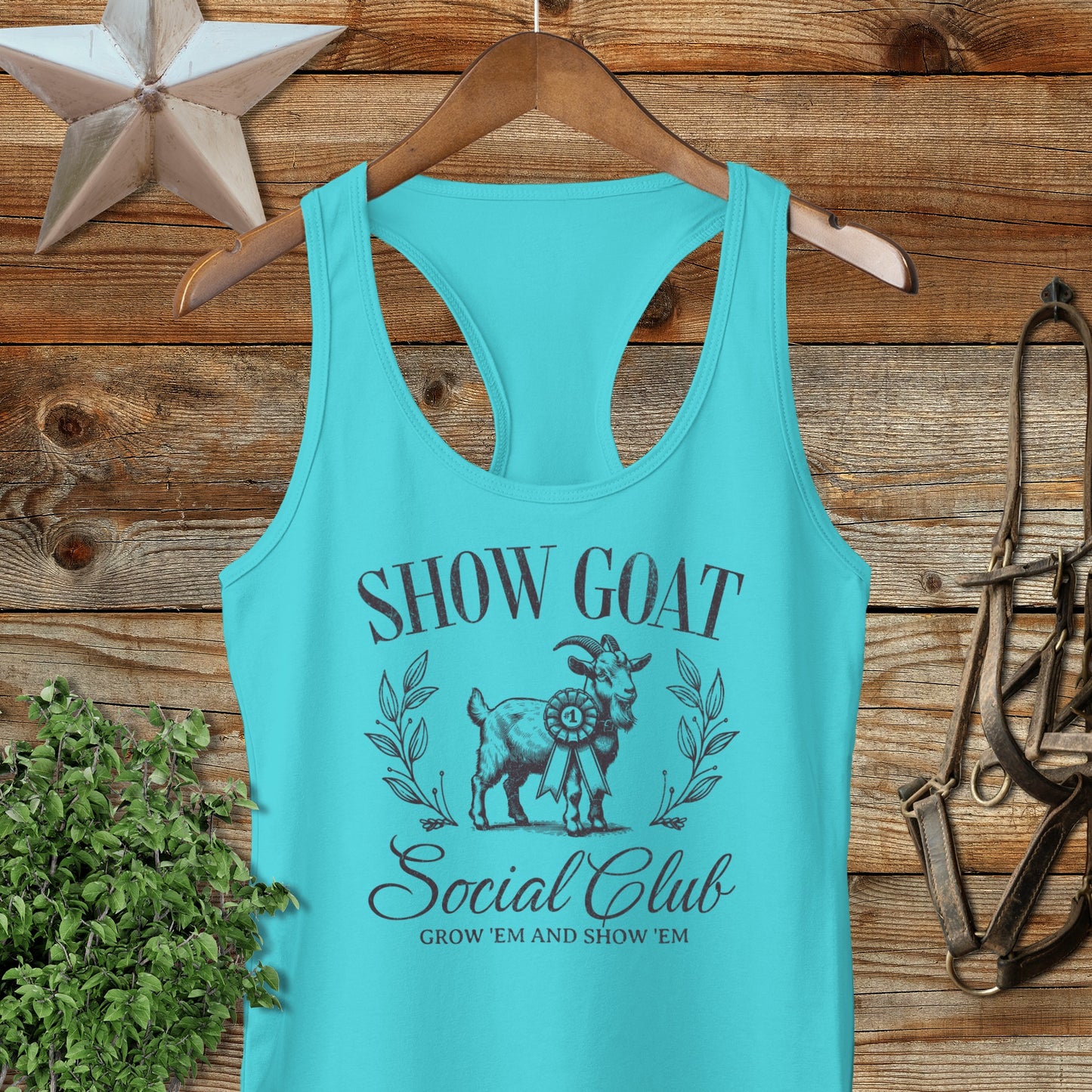 Show Goat Social Club Racerback Tank