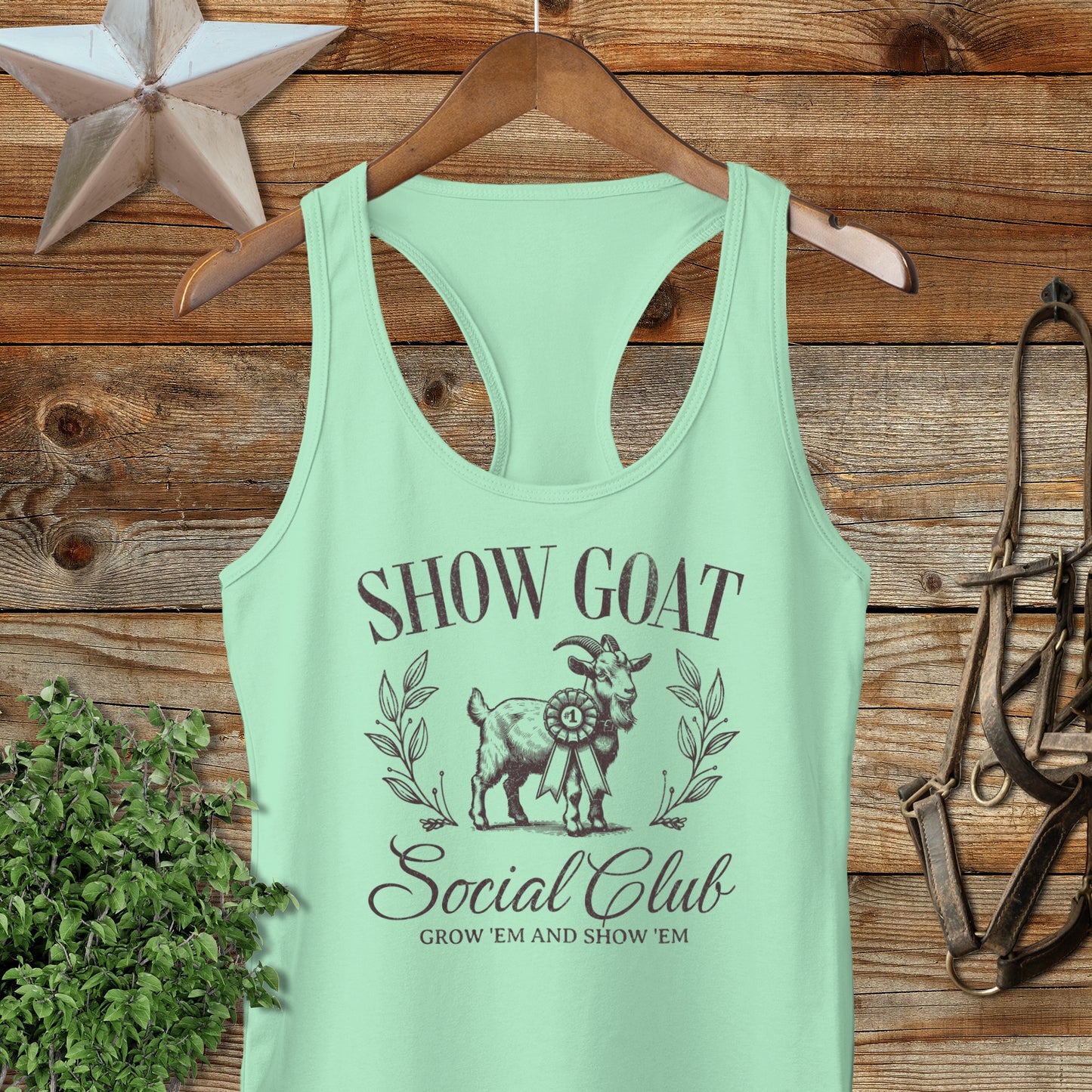 Show Goat Social Club Racerback Tank