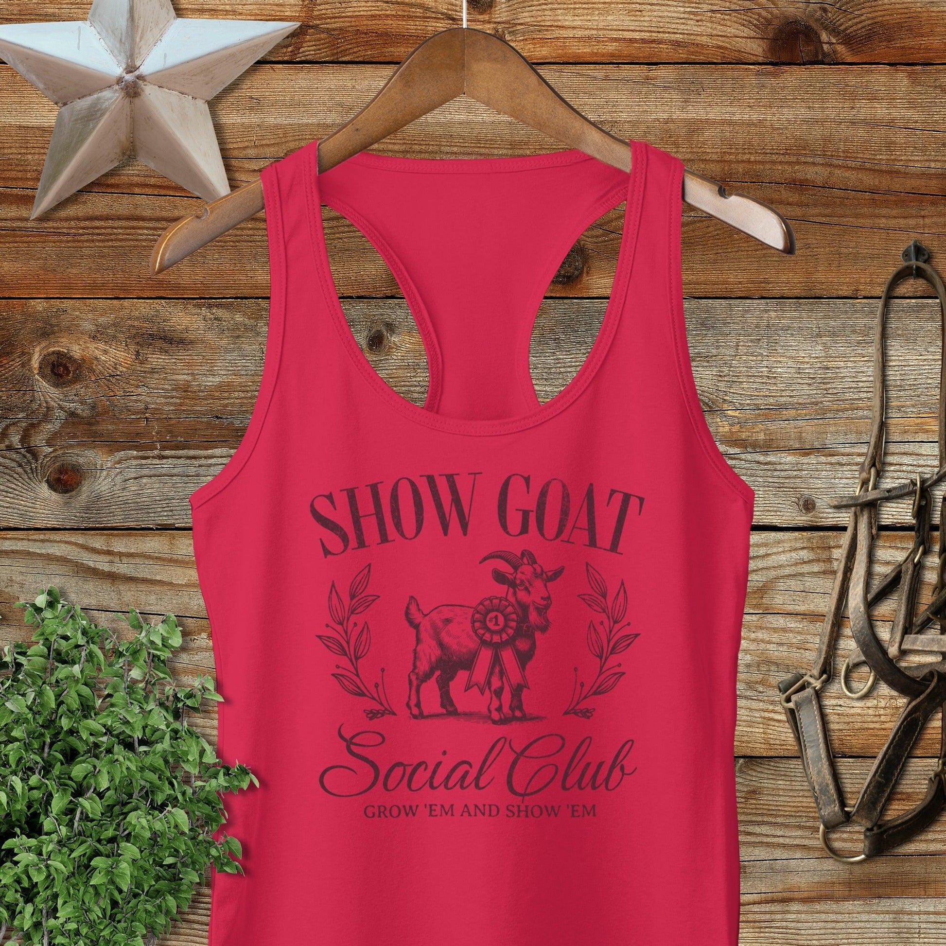 Show Goat Social Club Racerback Tank