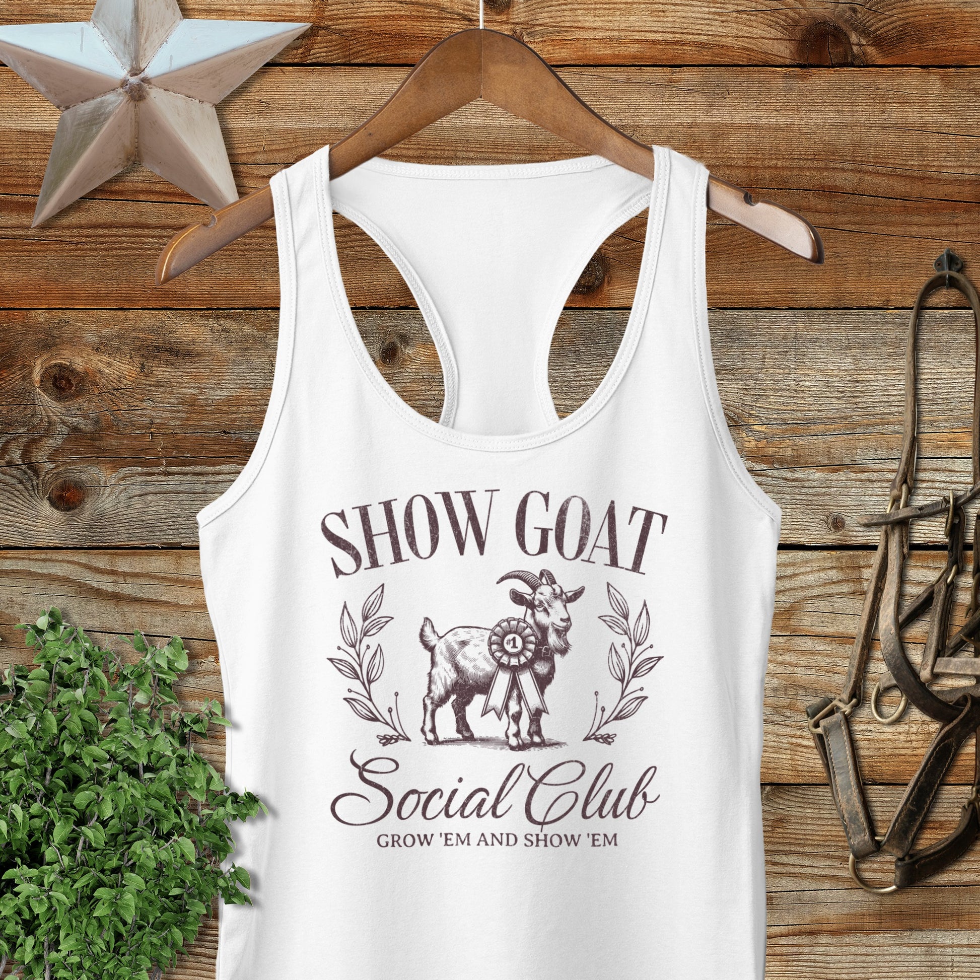 Show Goat Social Club Racerback Tank