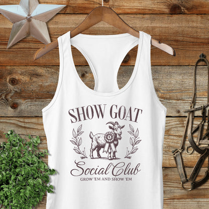 Show Goat Social Club Racerback Tank