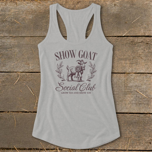 Show Goat Social Club Racerback Tank