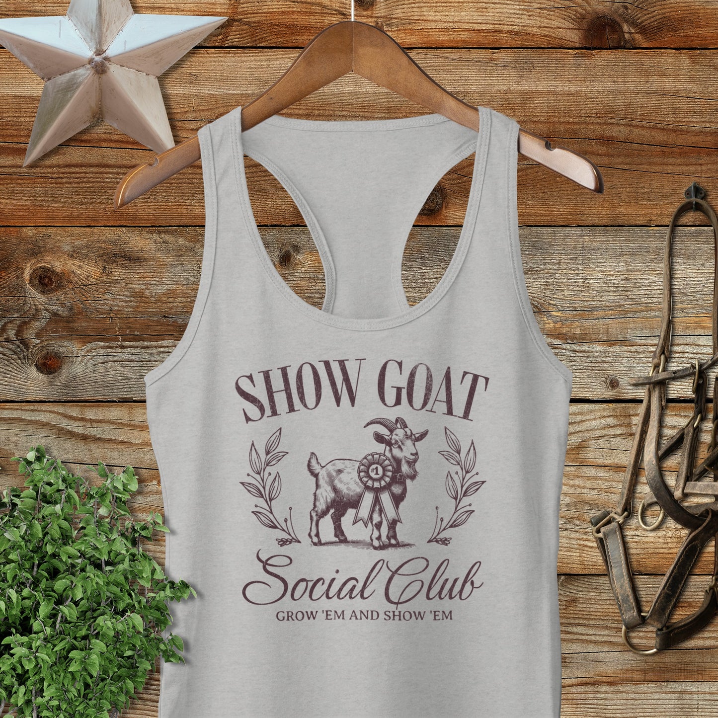 Show Goat Social Club Racerback Tank