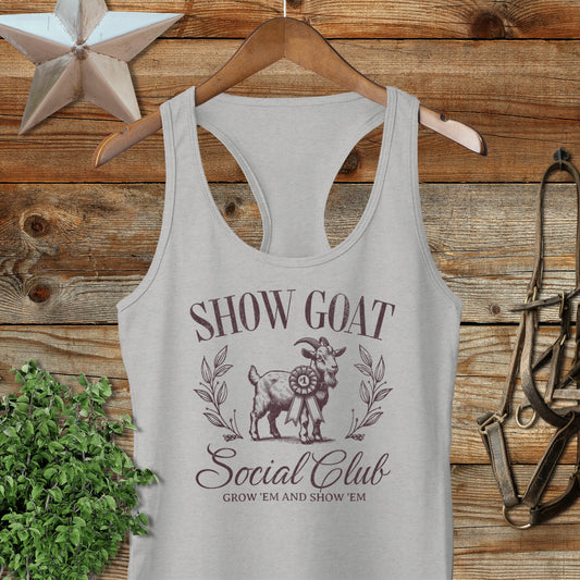 Show Goat Social Club Racerback Tank