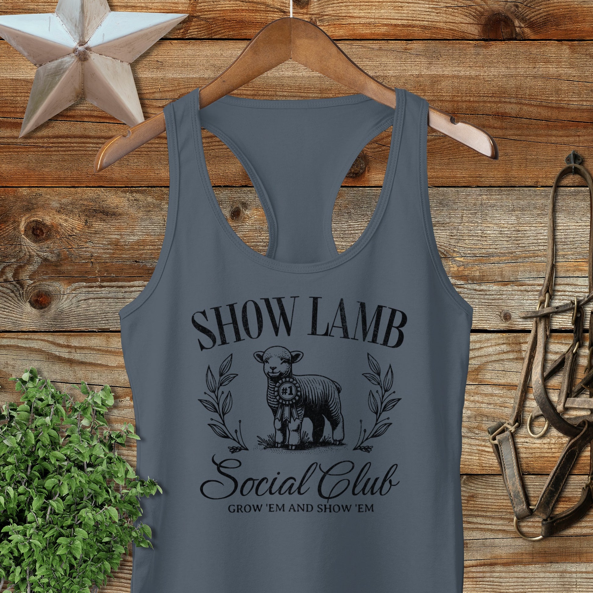 Show Lamb Social Club Racerback Tank