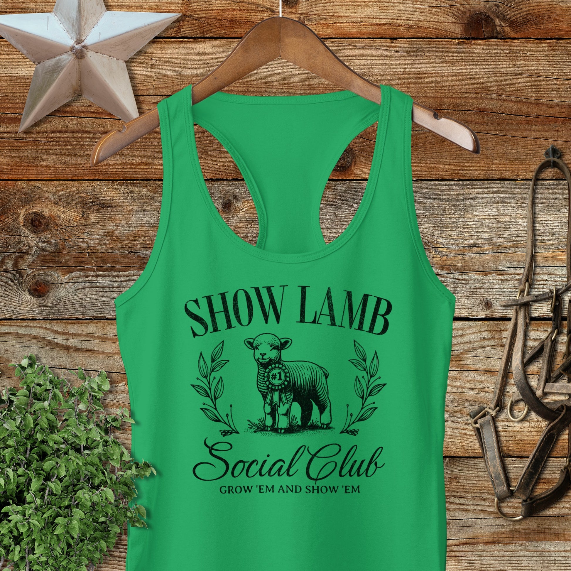 Show Lamb Social Club Racerback Tank