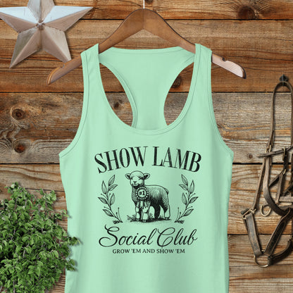 Show Lamb Social Club Racerback Tank