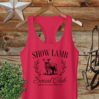 Show Lamb Social Club Racerback Tank