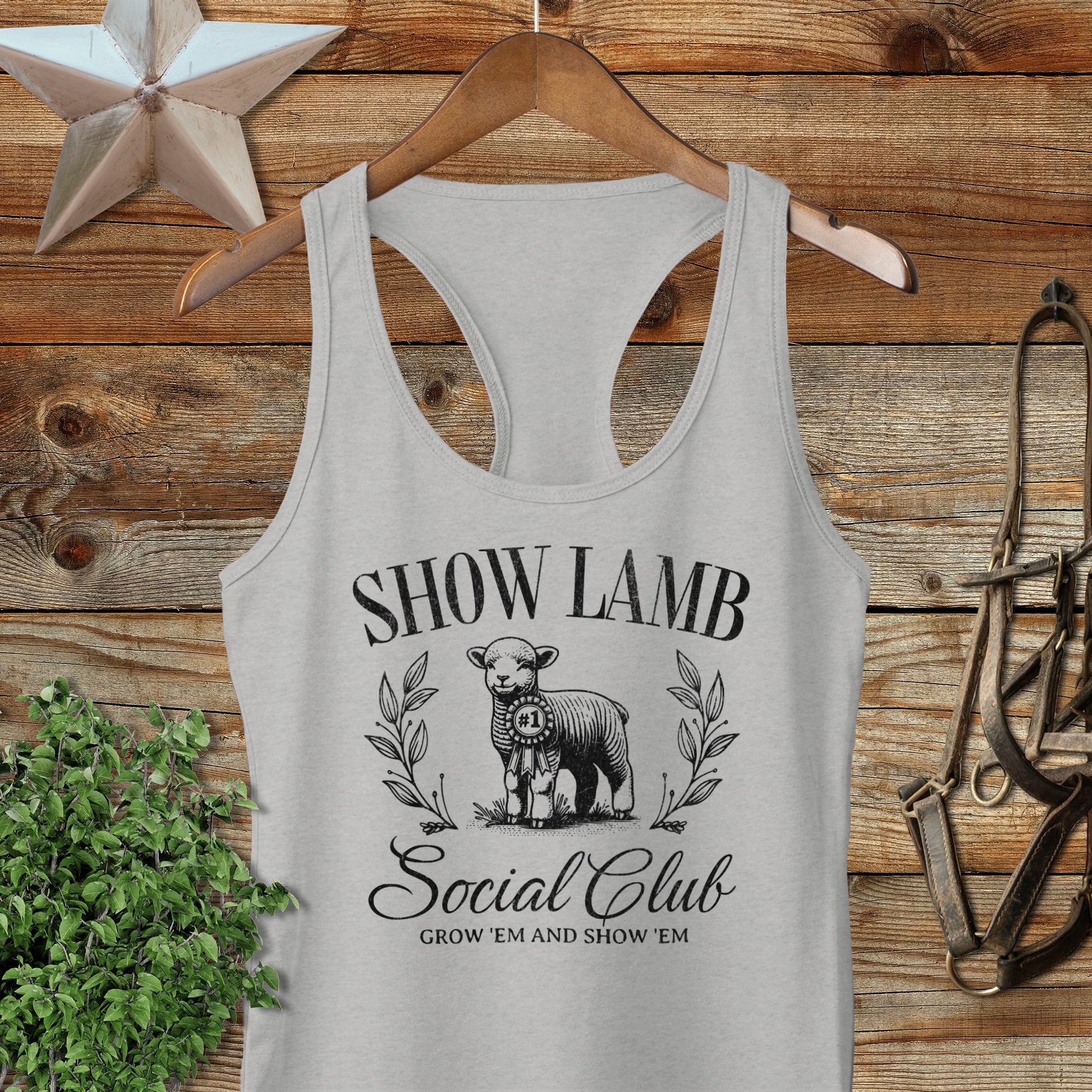 Show Lamb Social Club Racerback Tank