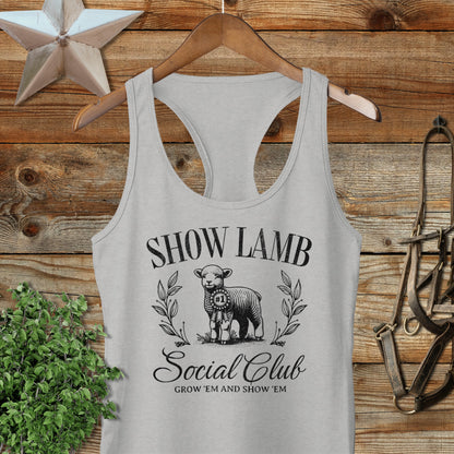 Show Lamb Social Club Racerback Tank