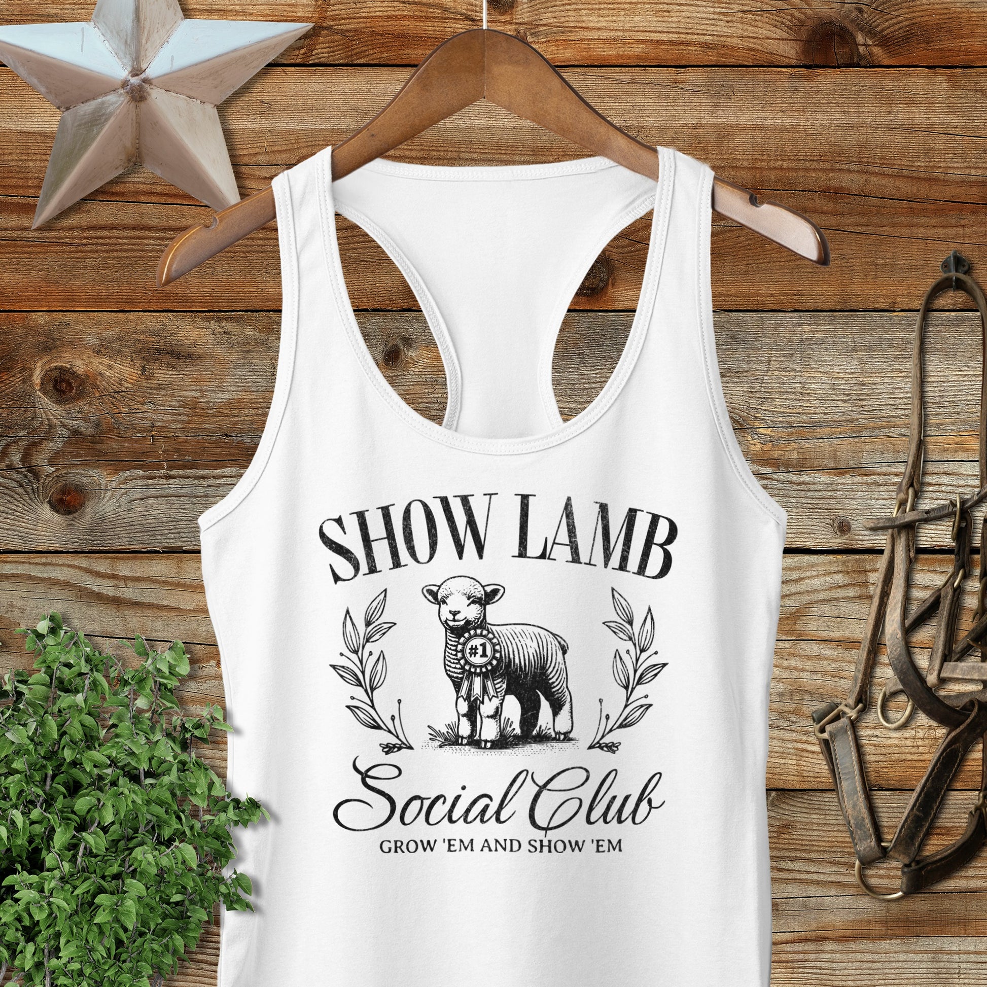Show Lamb Social Club Racerback Tank