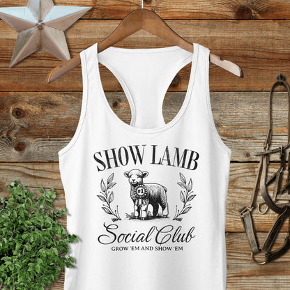 Show Lamb Social Club Racerback Tank