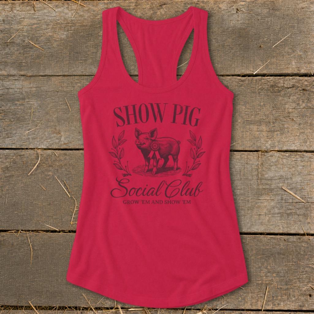 Show Pig Social Club Racerback Tank