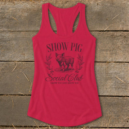Show Pig Social Club Racerback Tank