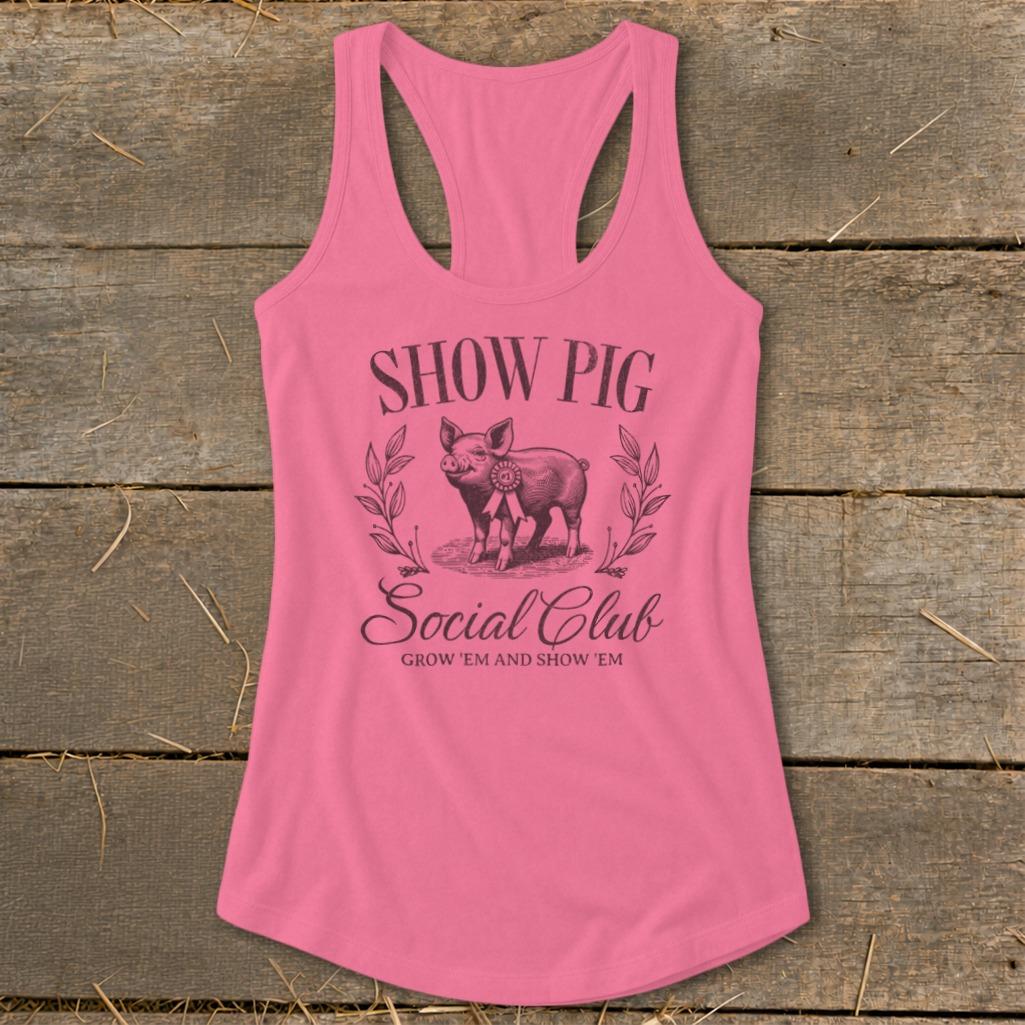 Show Pig Social Club Racerback Tank