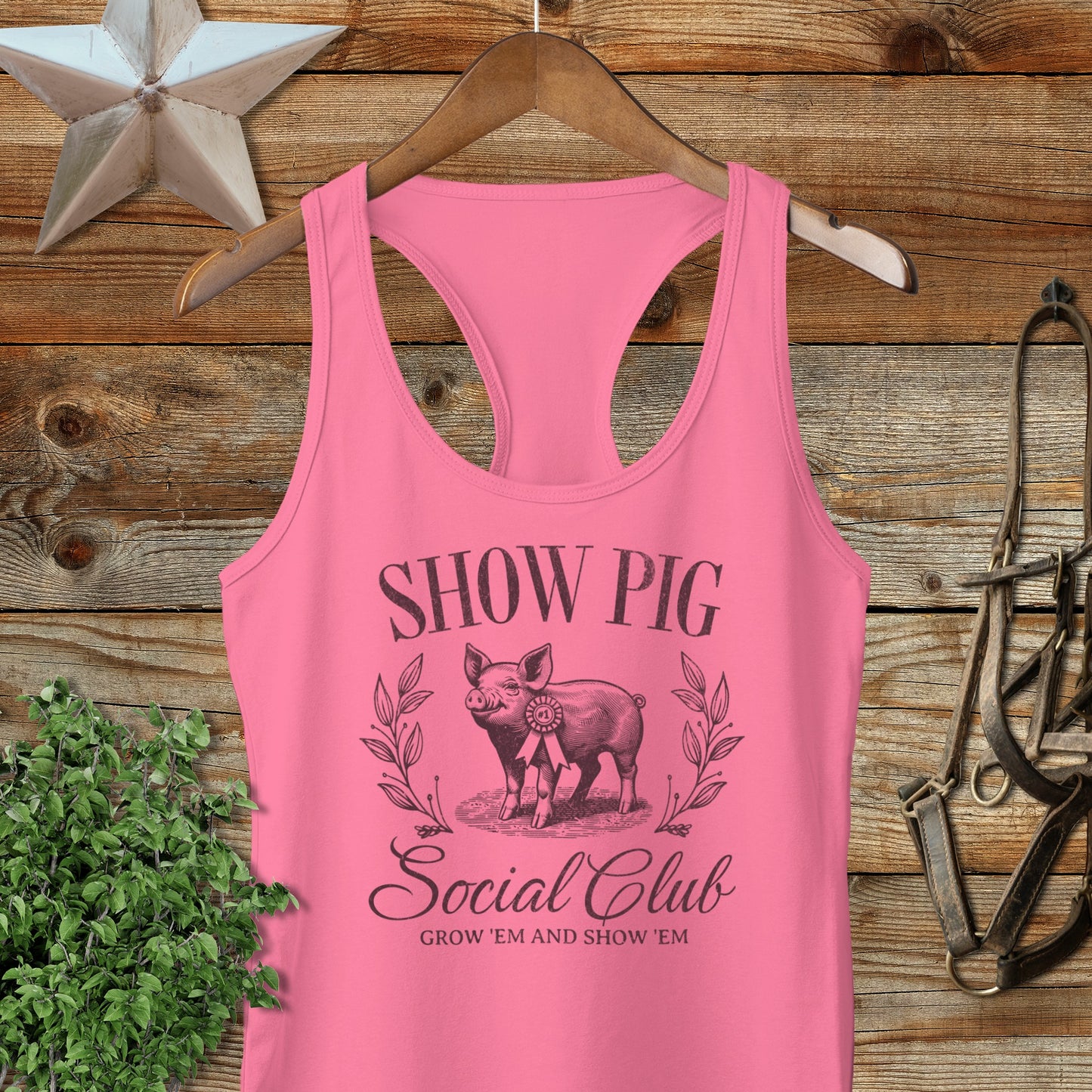 Show Pig Social Club Racerback Tank