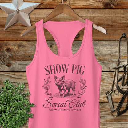 Show Pig Social Club Racerback Tank