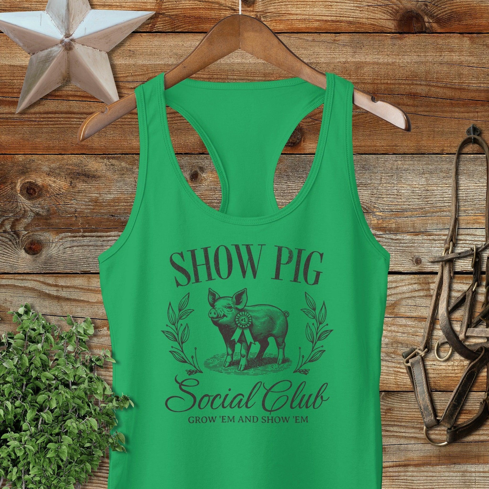Show Pig Social Club Racerback Tank