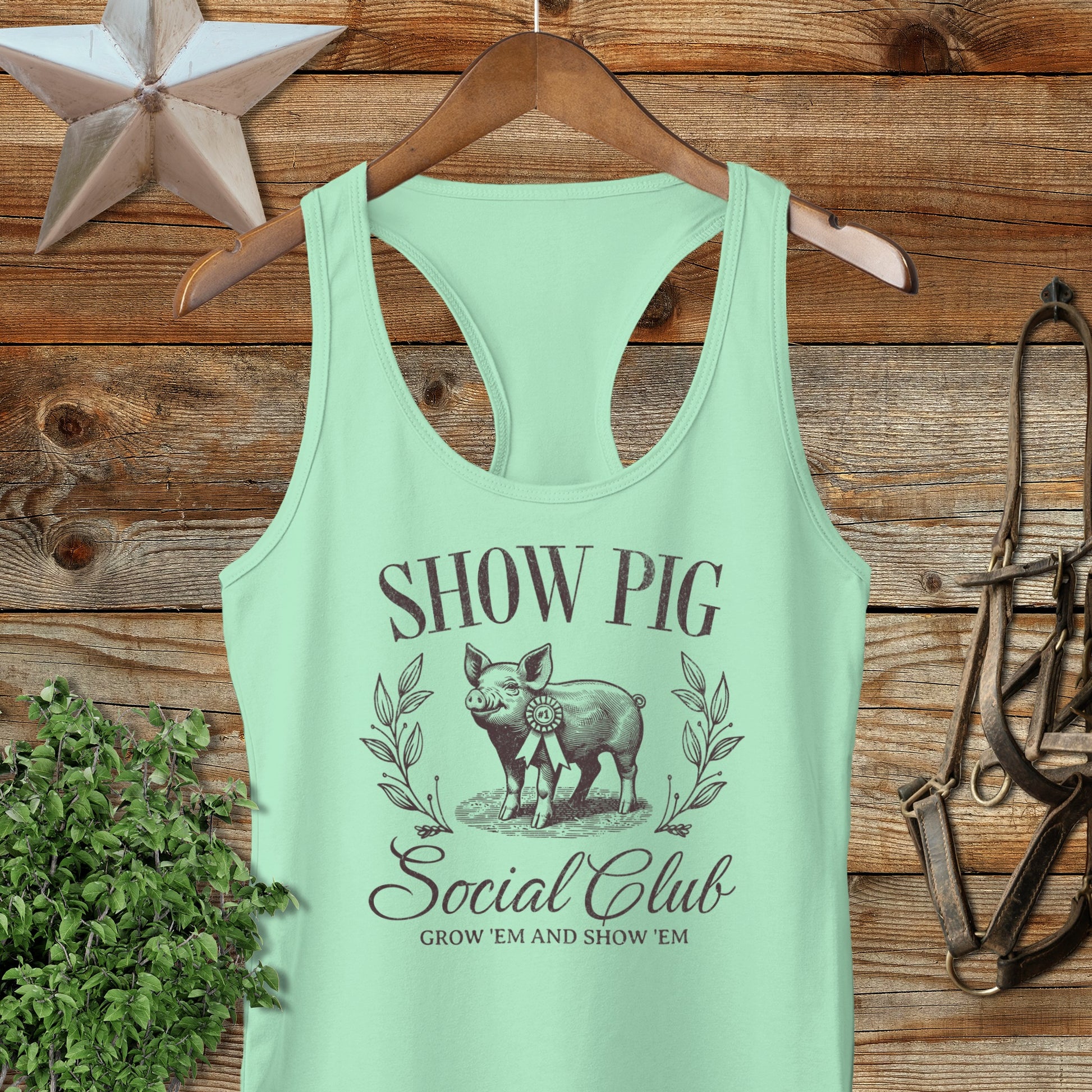 Show Pig Social Club Racerback Tank