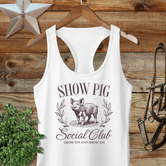 Show Pig Social Club Racerback Tank