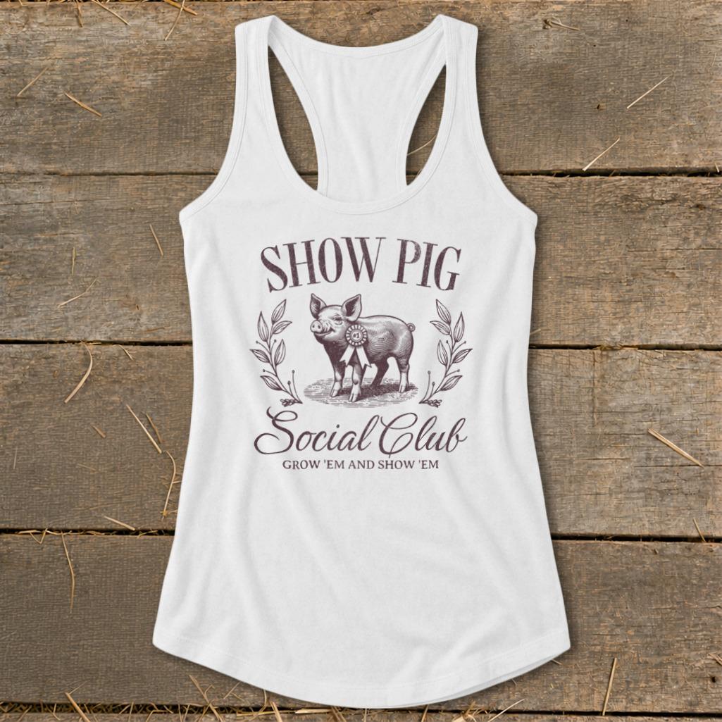 Show Pig Social Club Racerback Tank