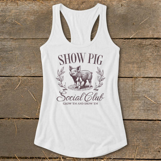 Show Pig Social Club Racerback Tank