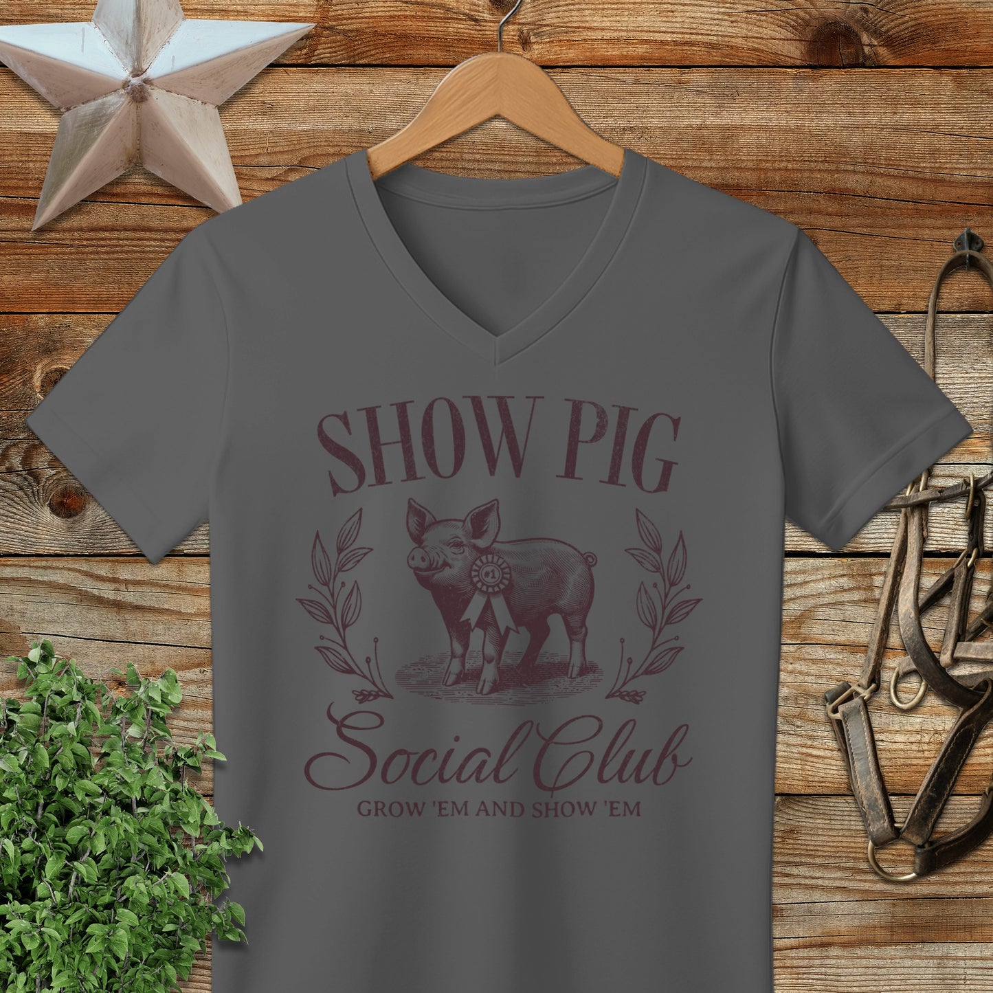 Show Pig Social Club V-neck