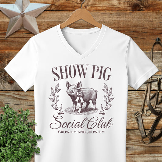 Show Pig Social Club V-neck