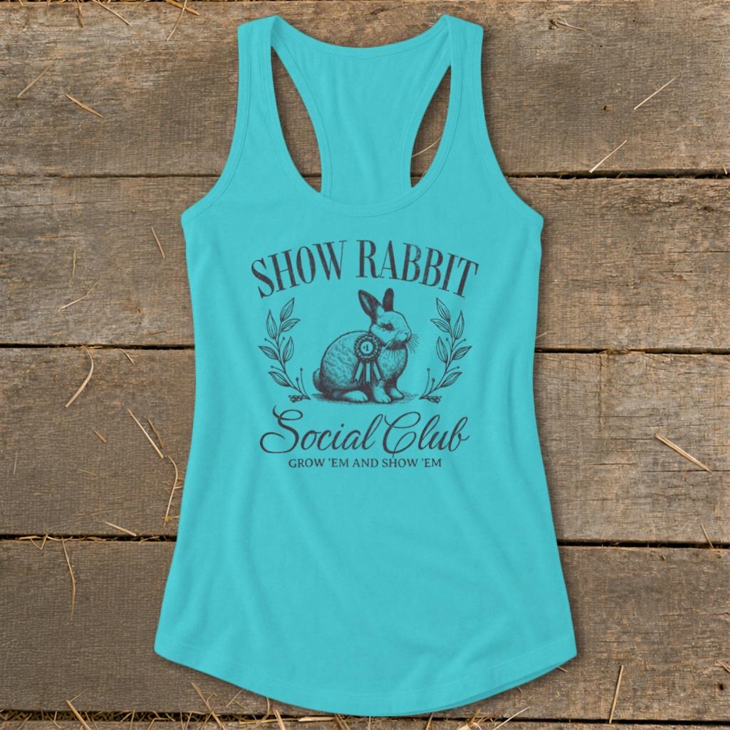 Show Rabbit Social Racerback Tank