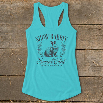 Show Rabbit Social Racerback Tank