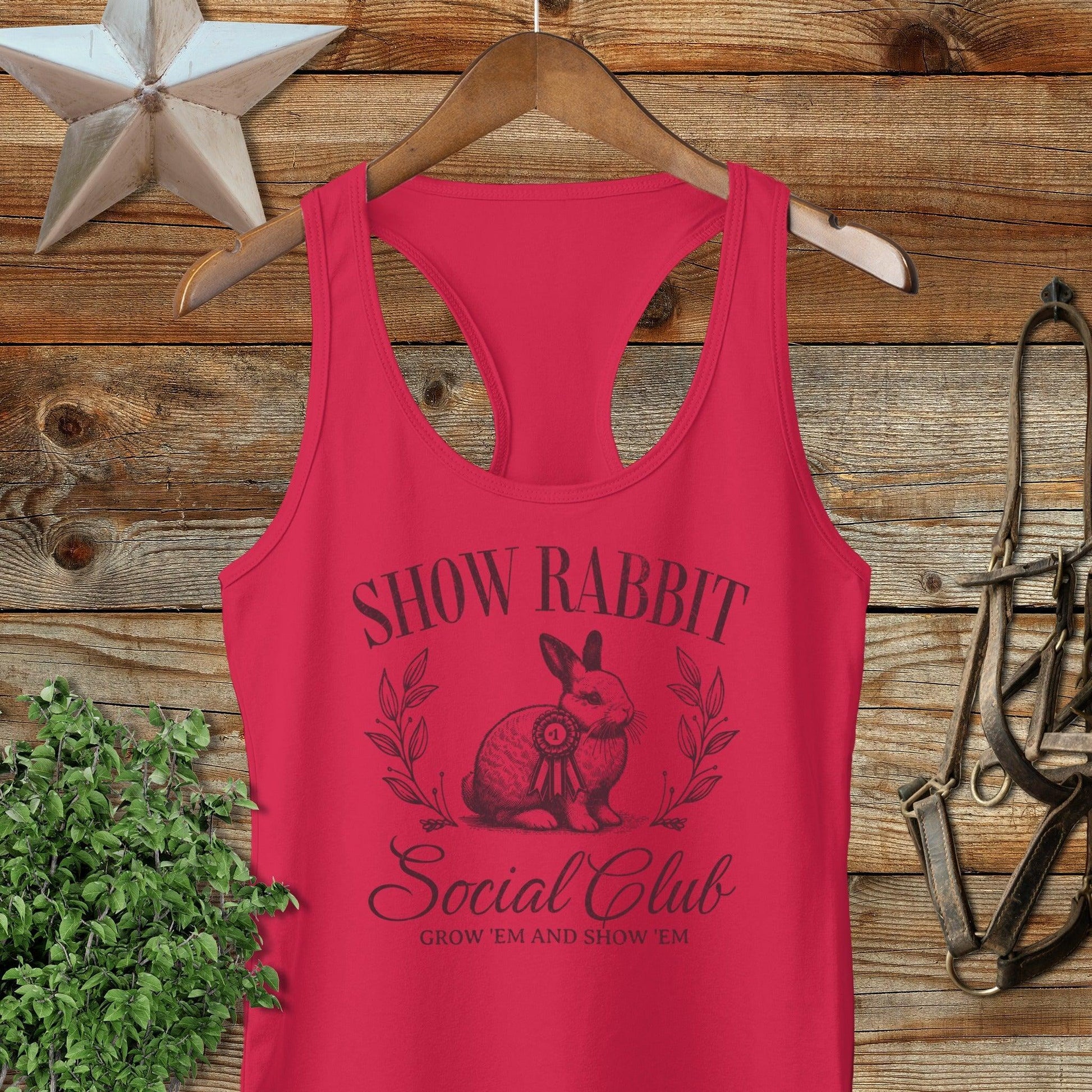 Show Rabbit Social Racerback Tank