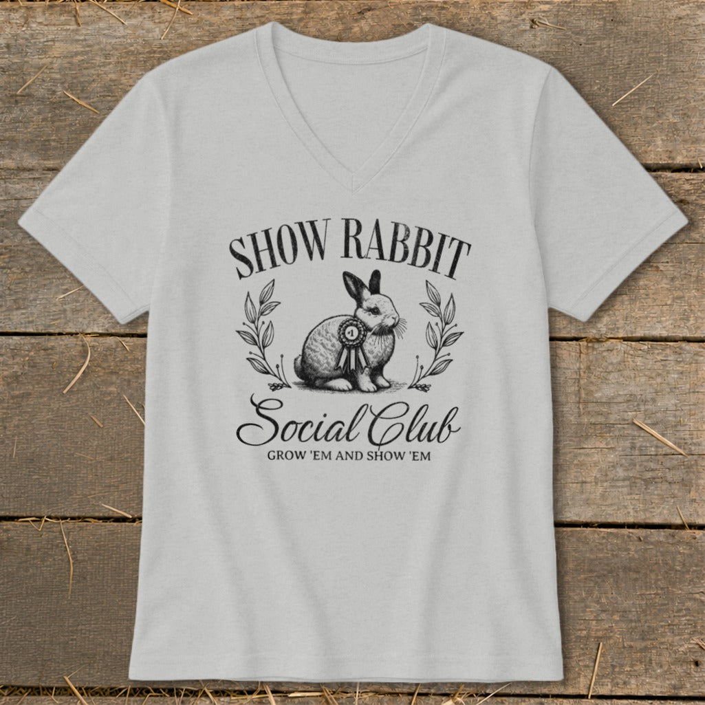 Show Rabbit Social V-neck