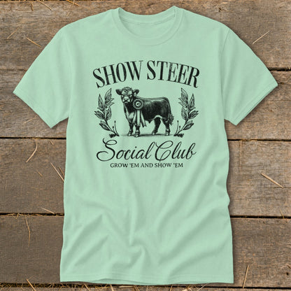 Show Steer Social Classic Tee
