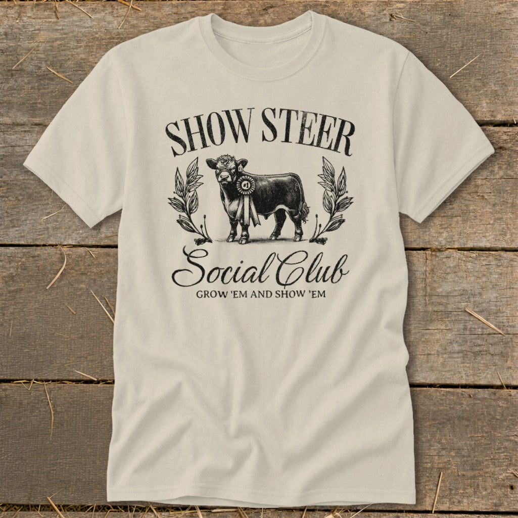 Show Steer Social Classic Tee