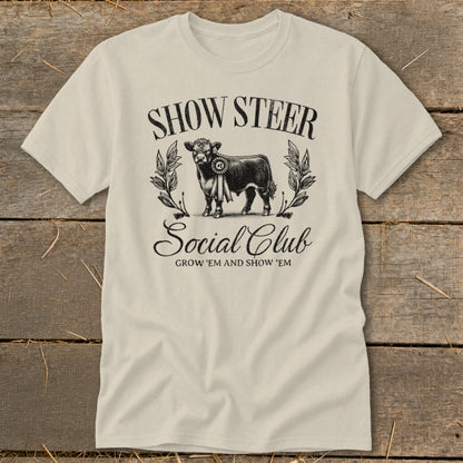 Show Steer Social Classic Tee