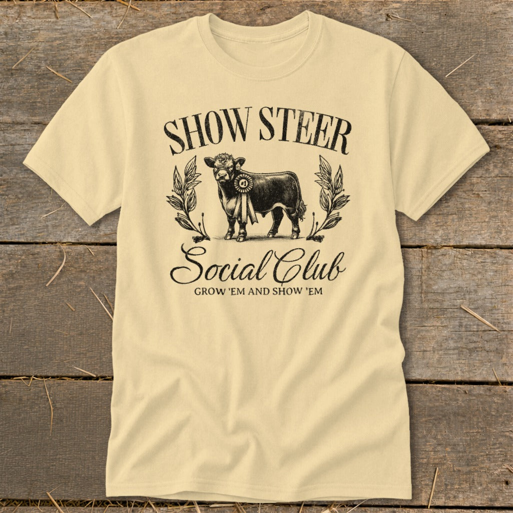 Show Steer Social Classic Tee