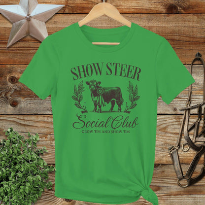 Show Steer Social Ladies Tee