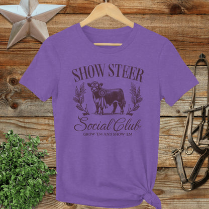 Show Steer Social Ladies Tee