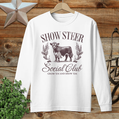 Show Steer Social Long Sleeve Tee