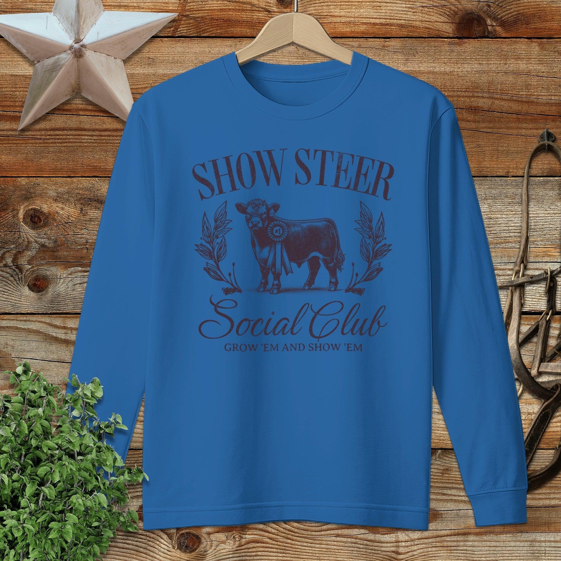 Show Steer Social Long Sleeve Tee