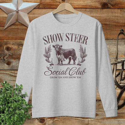 Show Steer Social Long Sleeve Tee